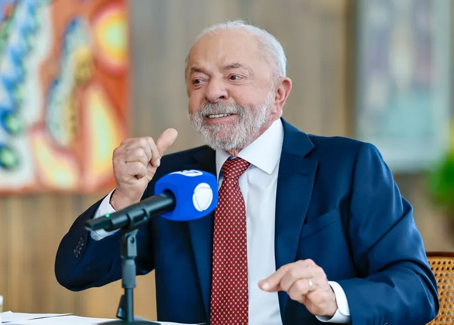 Lula em entrevista, em agosto de 2026. Foto: Ricardo Stuckert/PR, via Wikimedia Commons, CC BY-SA 4.0