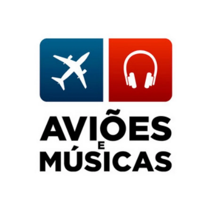 O logotipo do canal Aviões e Músicas. Domínio público
