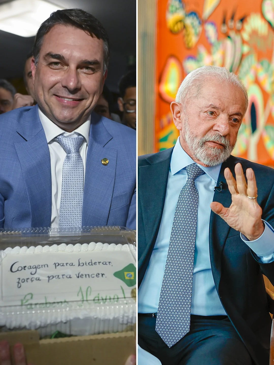 Lula e Flávio na pesquisa: empate