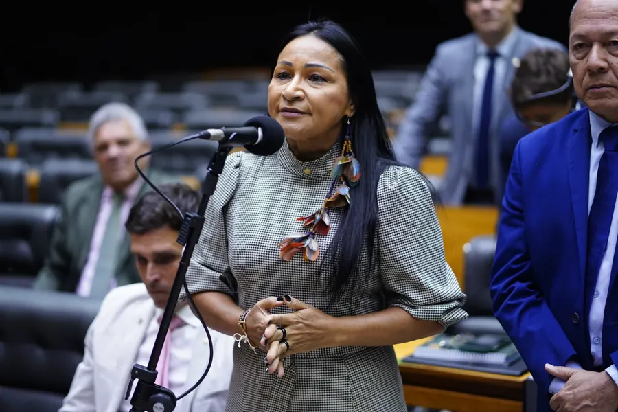 Plenário da Câmara dos Deputados em sessão de fevereiro de 2023. Foto: Pablo Valadares / Câmara dos Deputados / Wikimedia Commons, CC BY 3.0