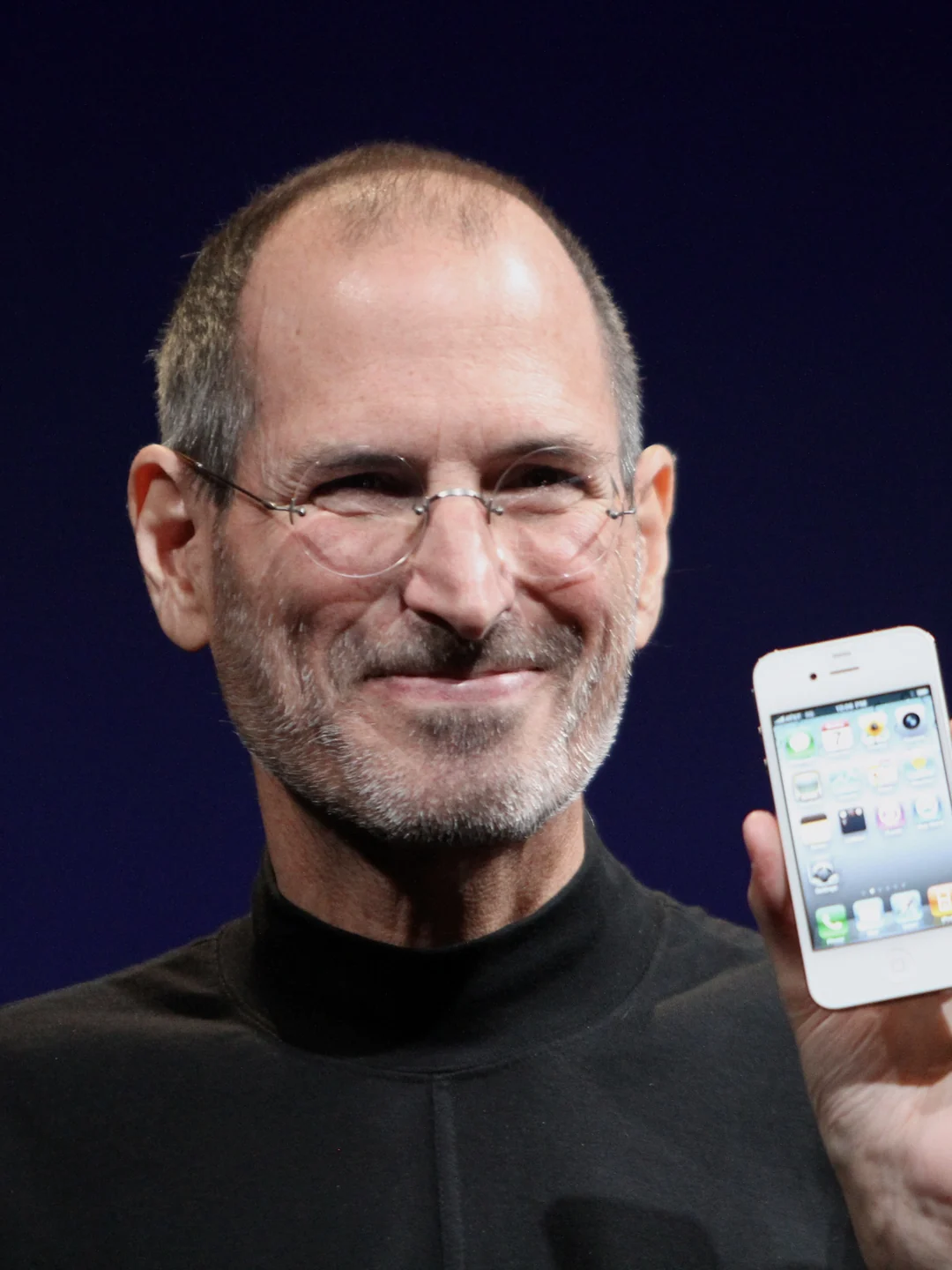 Steve Jobs apertou a mão do pai. E não sabia
