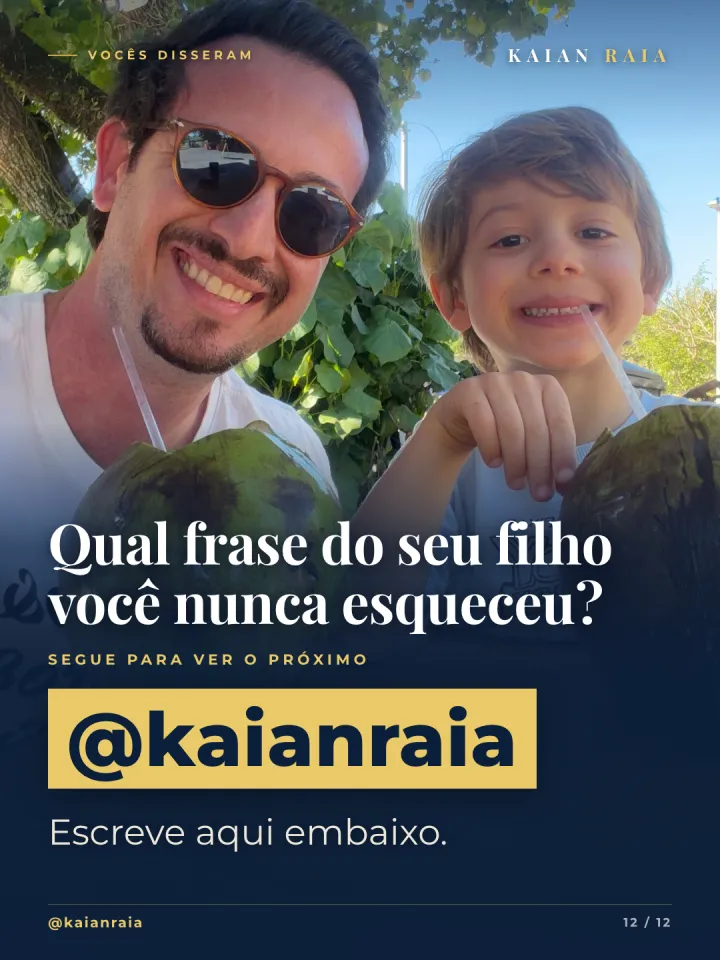 Página 12 de 12: última página, com o convite ao leitor
